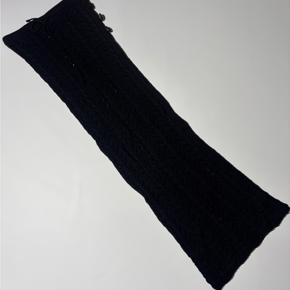 JLUXLABEL Black Knit Accessory
